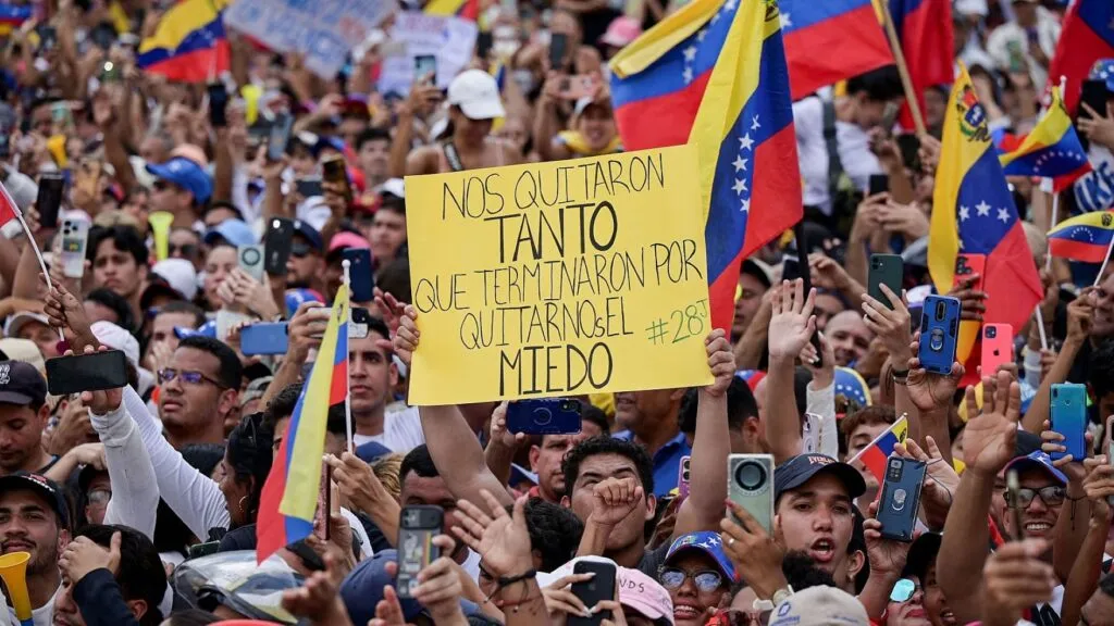 Protestas en Venezuela lideradas por sindicatos opositores