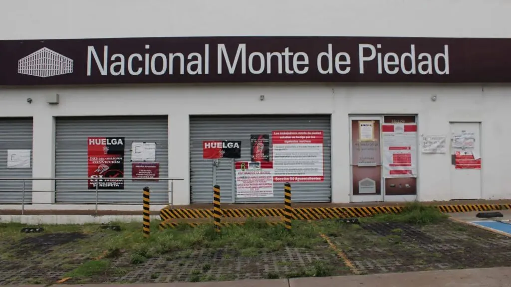 Huelga en Monte de Piedad sigue sin fecha de solución